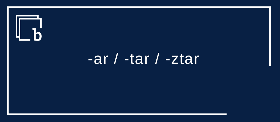 -ar / -tar / -ztar